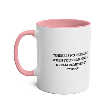 Mug Neymar with motivation quote