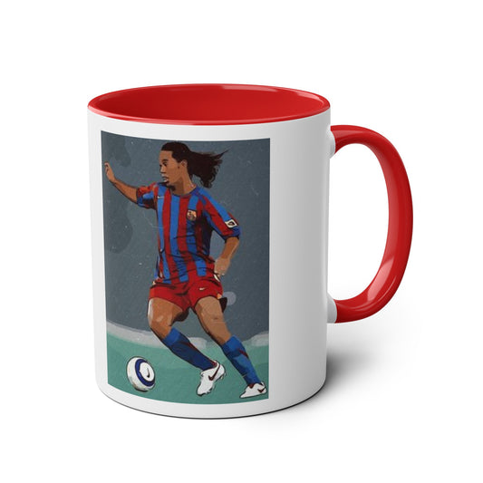 Mug Ronaldino with motivation quote