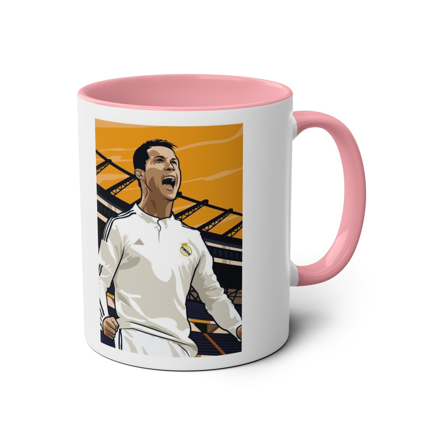 Mug Cristiano Ronaldo with motivation quote