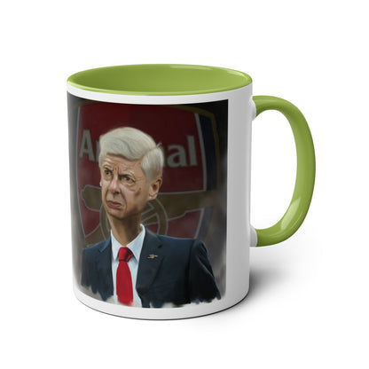 Mug Arsene Wenger with motivation quote