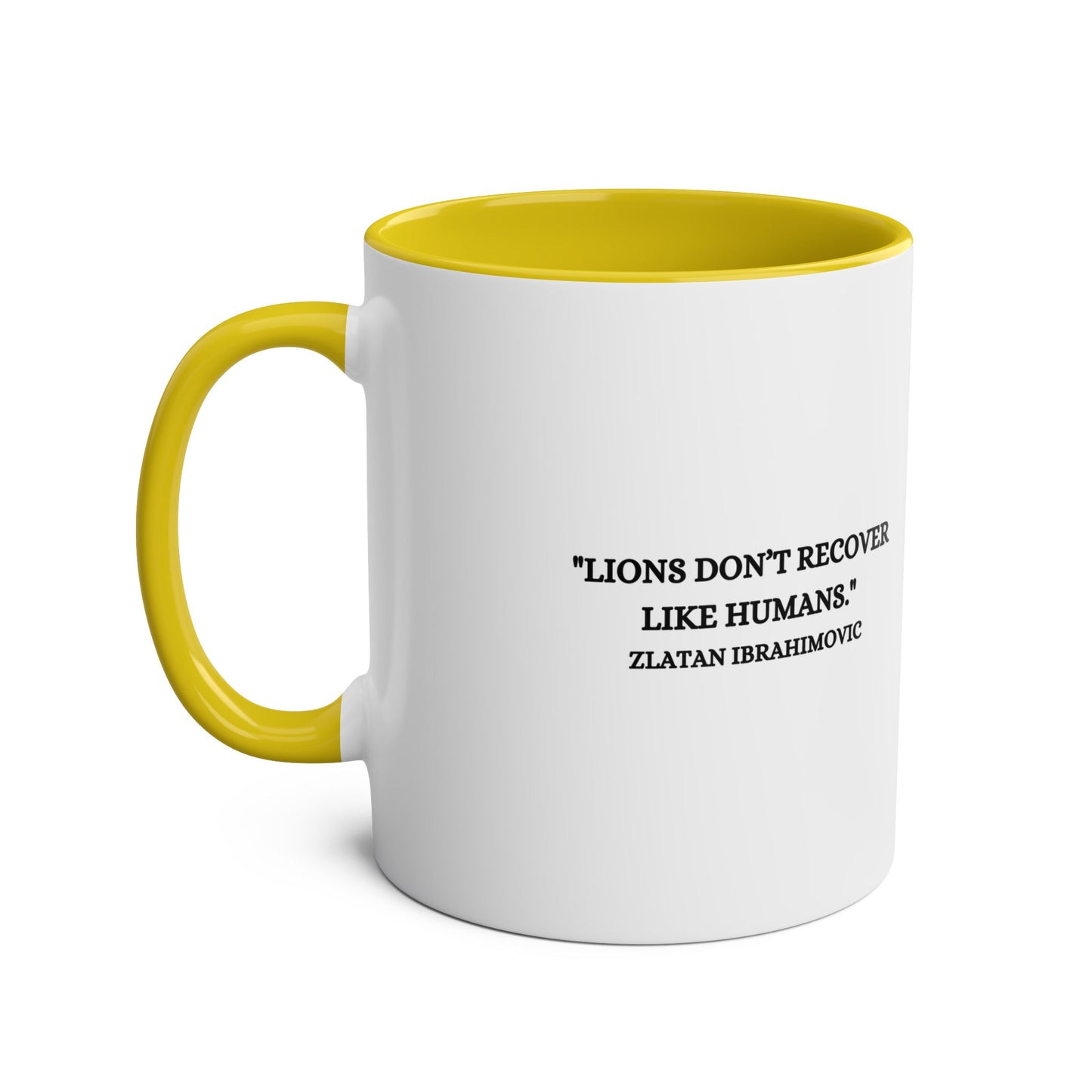 Mug Zlatan with motivation quote