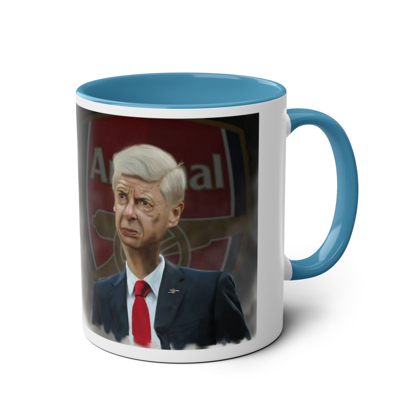 Mug Arsene Wenger with motivation quote