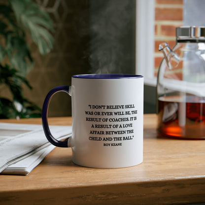 Mug Roy Keane with motivation quote