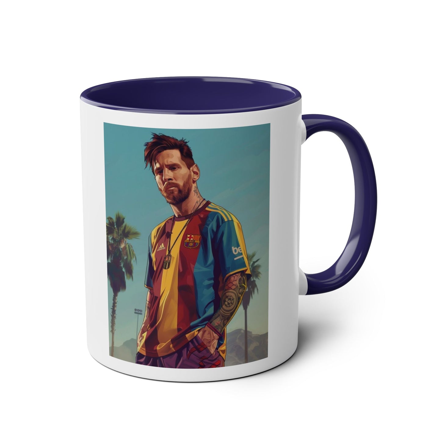 Mug Lionel Messi with motivation quote