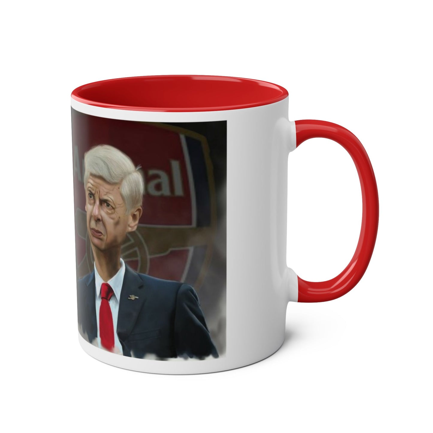 Mug Arsene Wenger with motivation quote