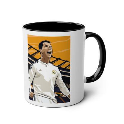 Mug Cristiano Ronaldo with motivation quote