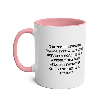 Mug Roy Keane with motivation quote