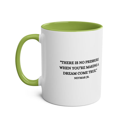 Mug Neymar with motivation quote