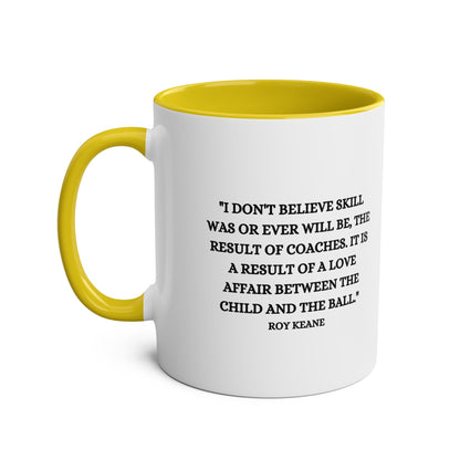 Mug Roy Keane with motivation quote