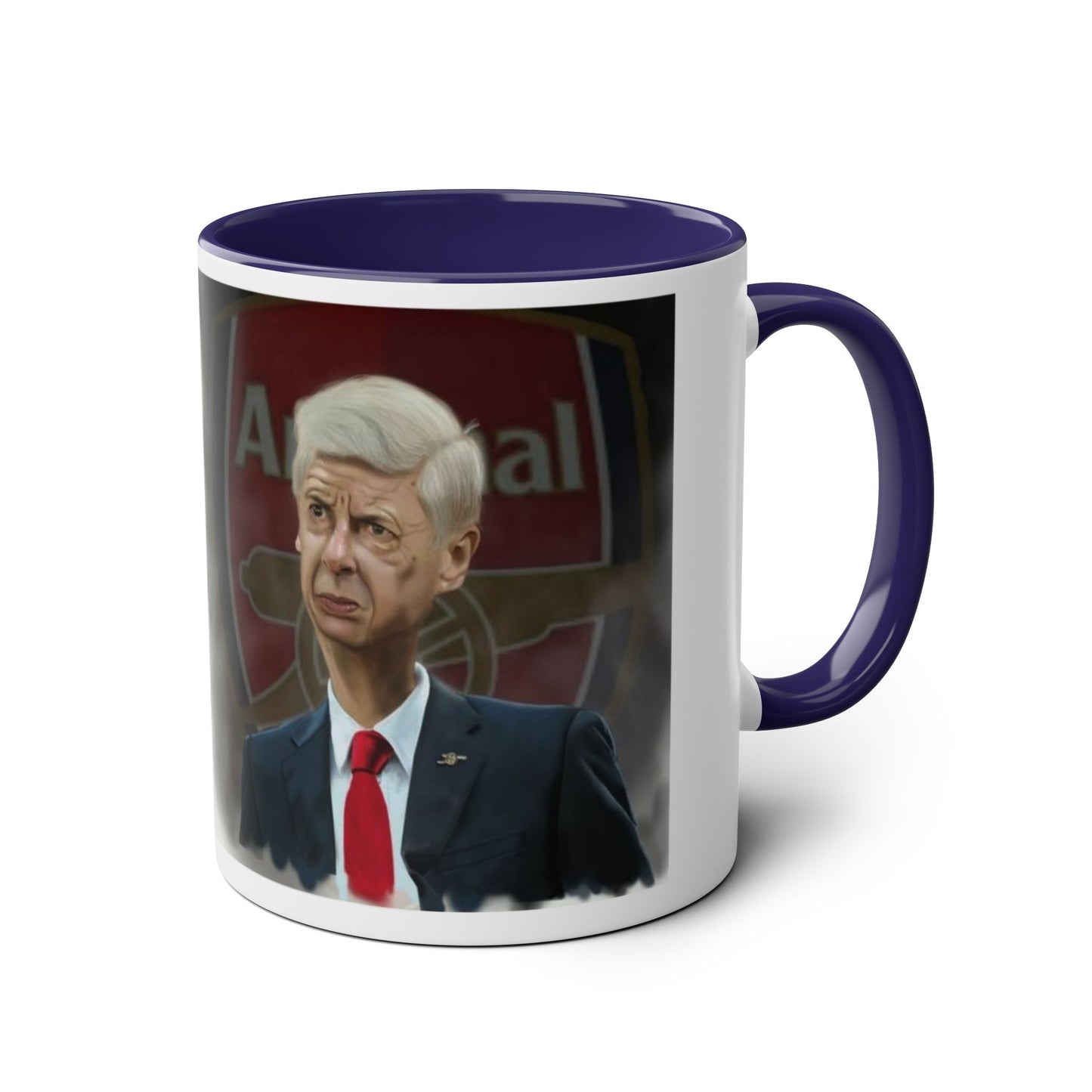 Mug Arsene Wenger with motivation quote