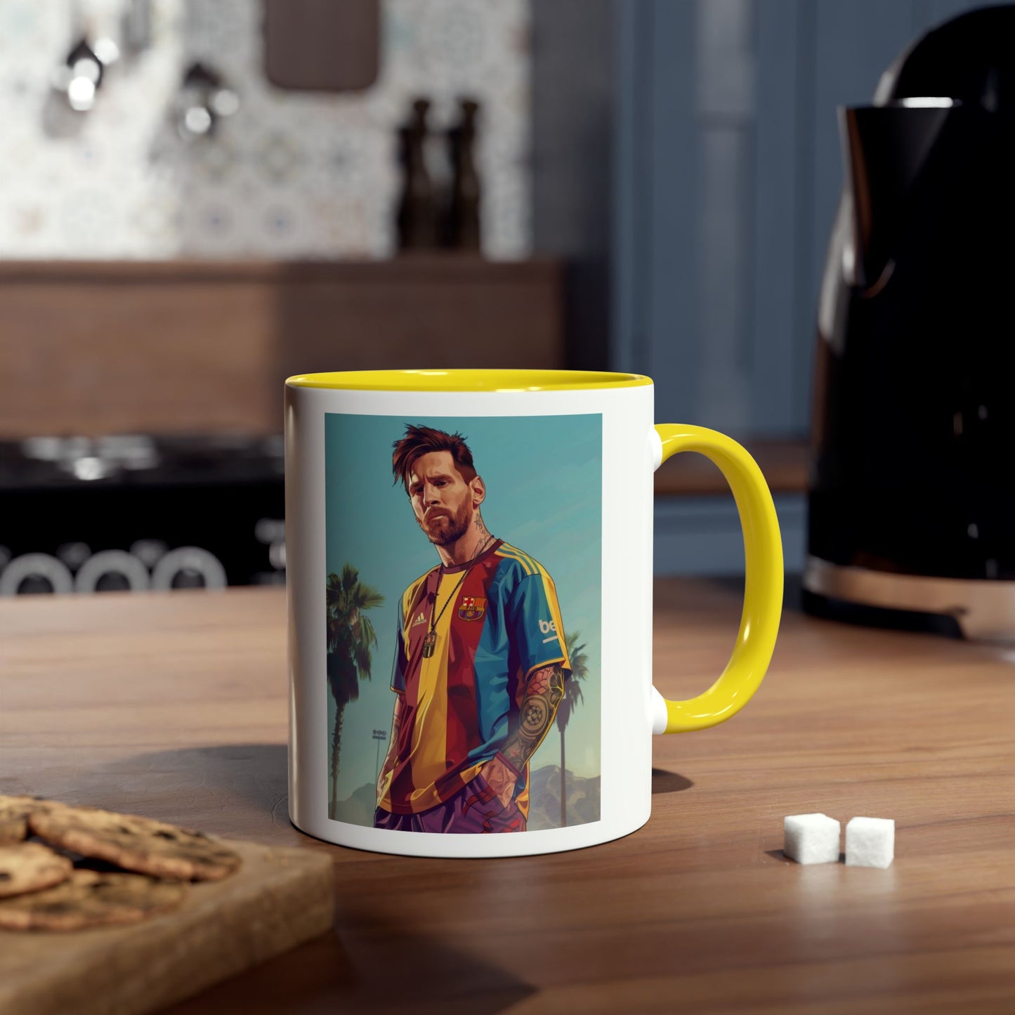 Mug Lionel Messi with motivation quote