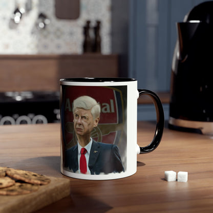 Mug Arsene Wenger with motivation quote