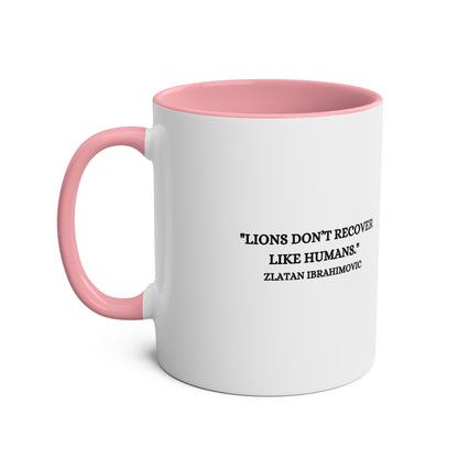 Mug Zlatan with motivation quote