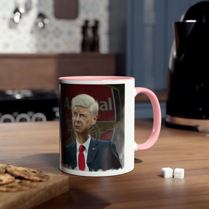 Mug Arsene Wenger with motivation quote