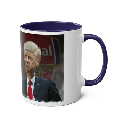 Mug Arsene Wenger with motivation quote