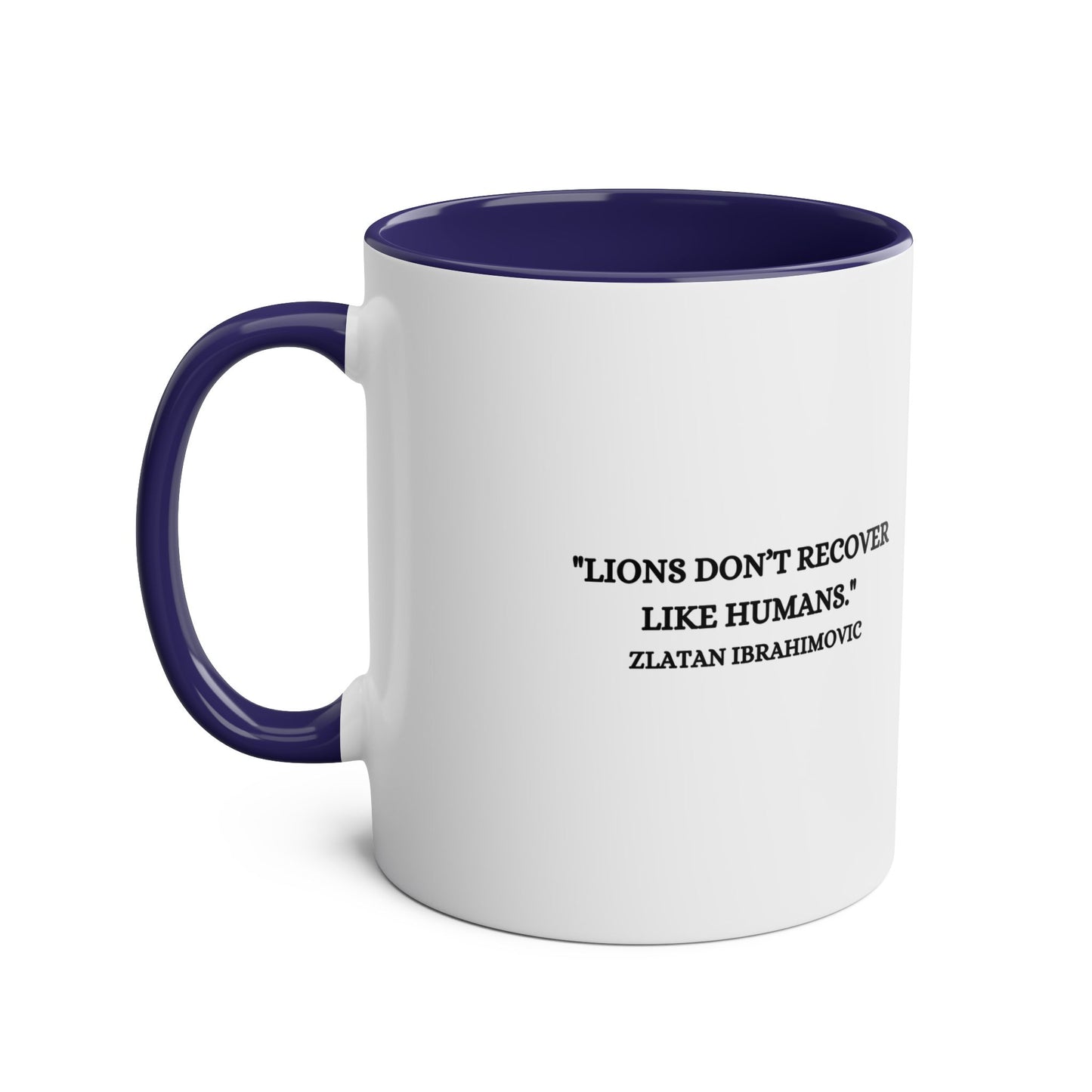 Mug Zlatan with motivation quote