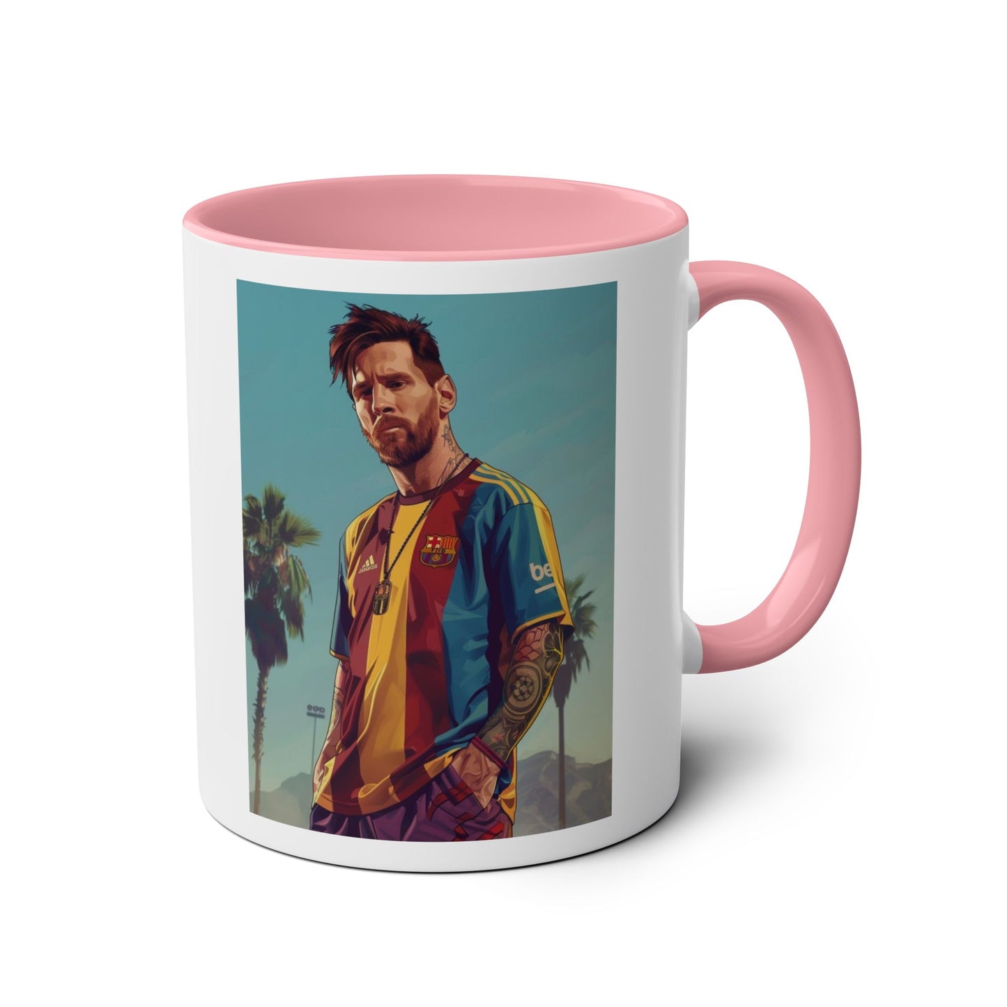 Mug Lionel Messi with motivation quote