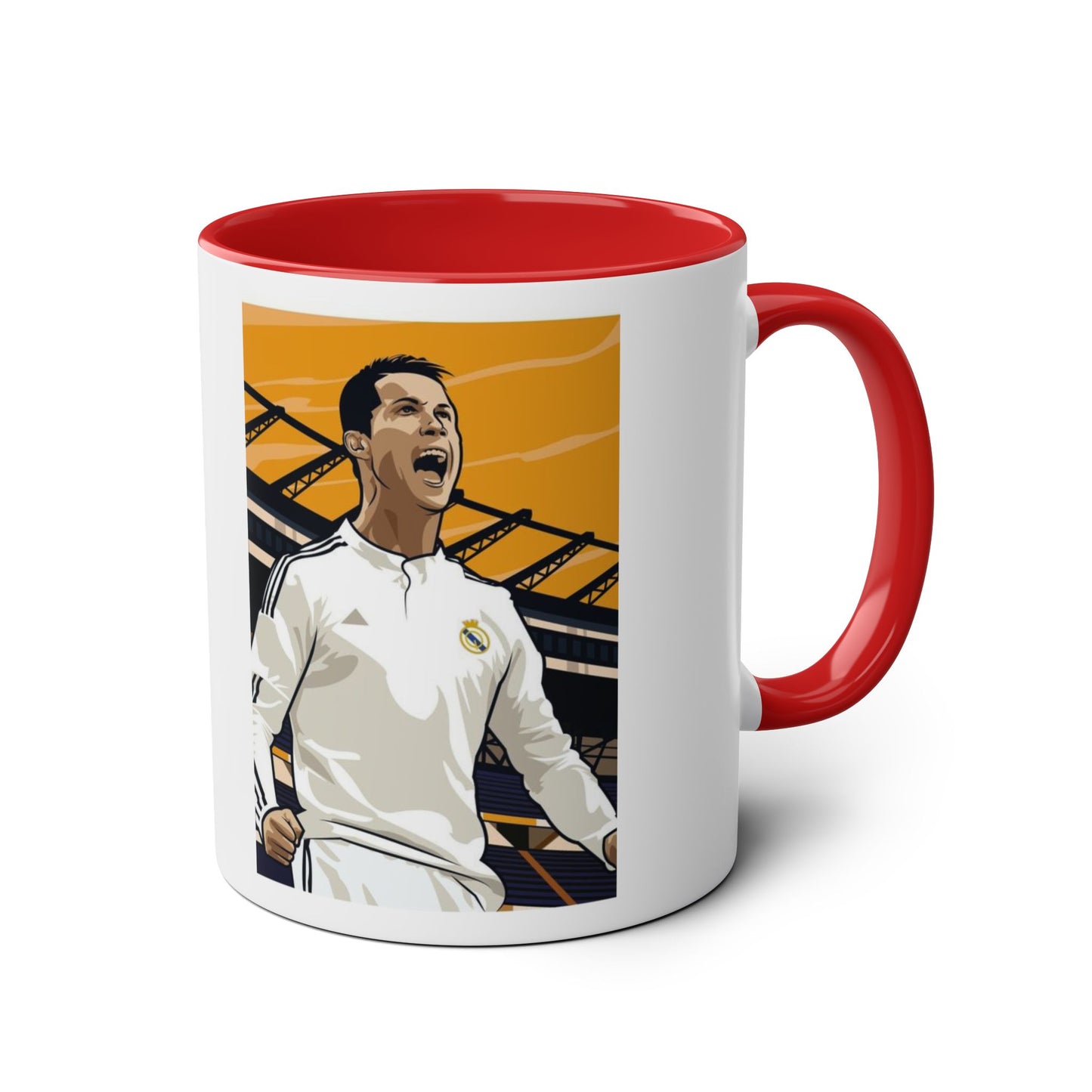 Mug Cristiano Ronaldo with motivation quote