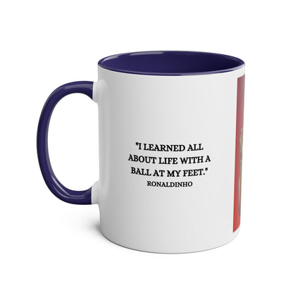 Mug Ronaldino with motivation quote