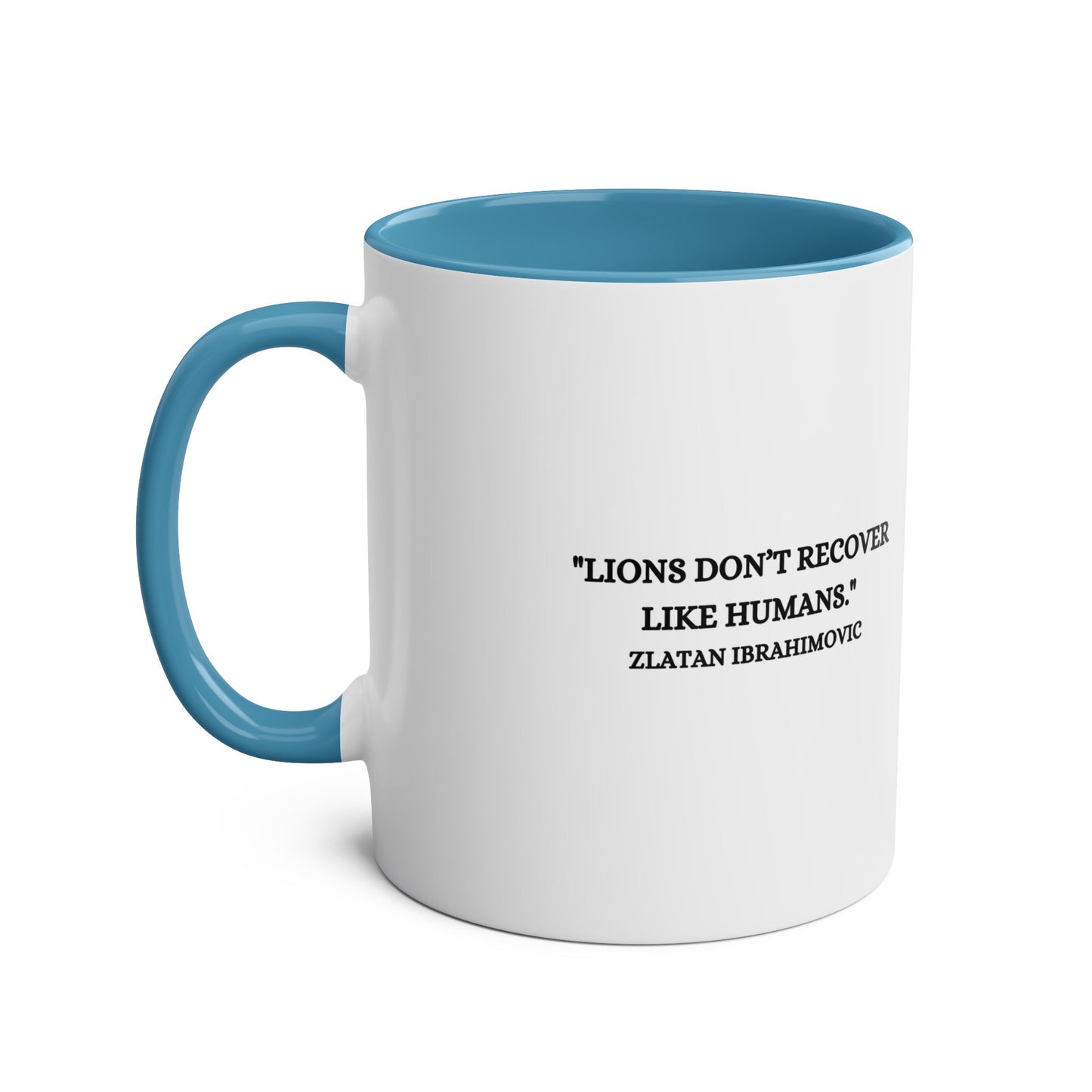 Mug Zlatan with motivation quote