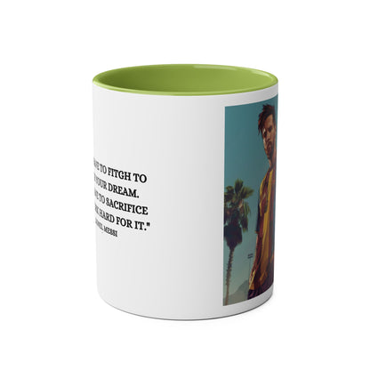 Mug Lionel Messi with motivation quote