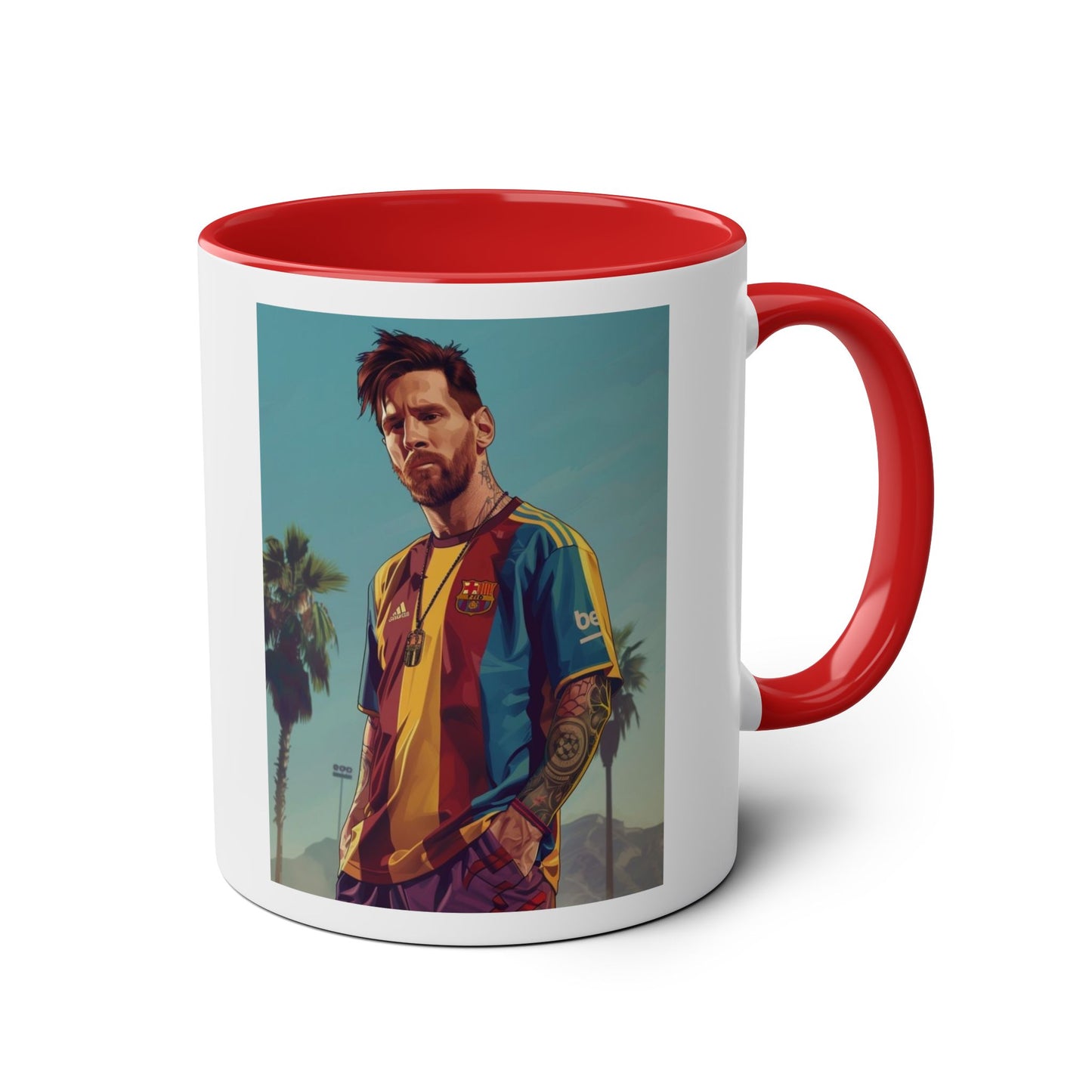 Mug Lionel Messi with motivation quote