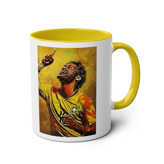 Mug Neymar with motivation quote