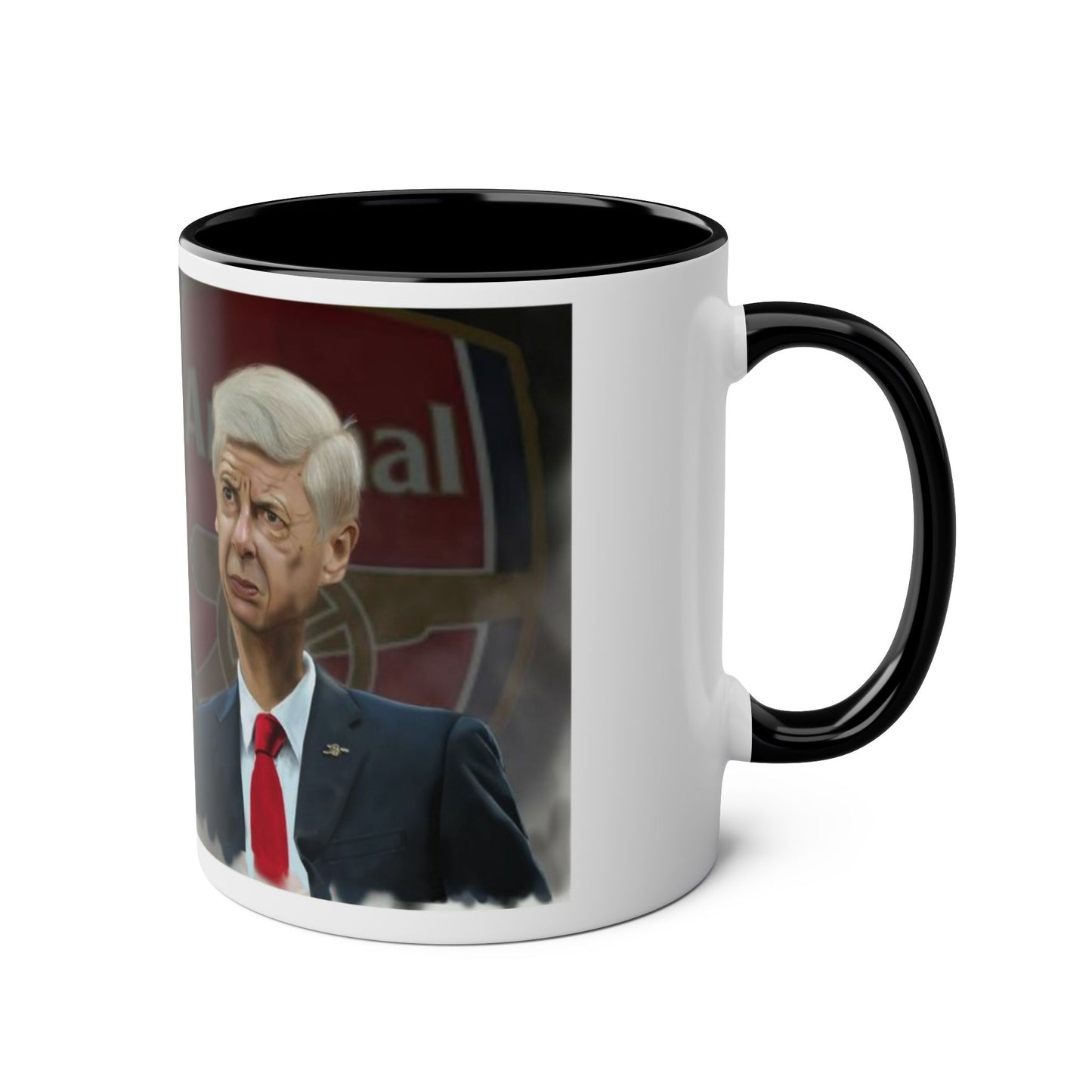 Mug Arsene Wenger with motivation quote