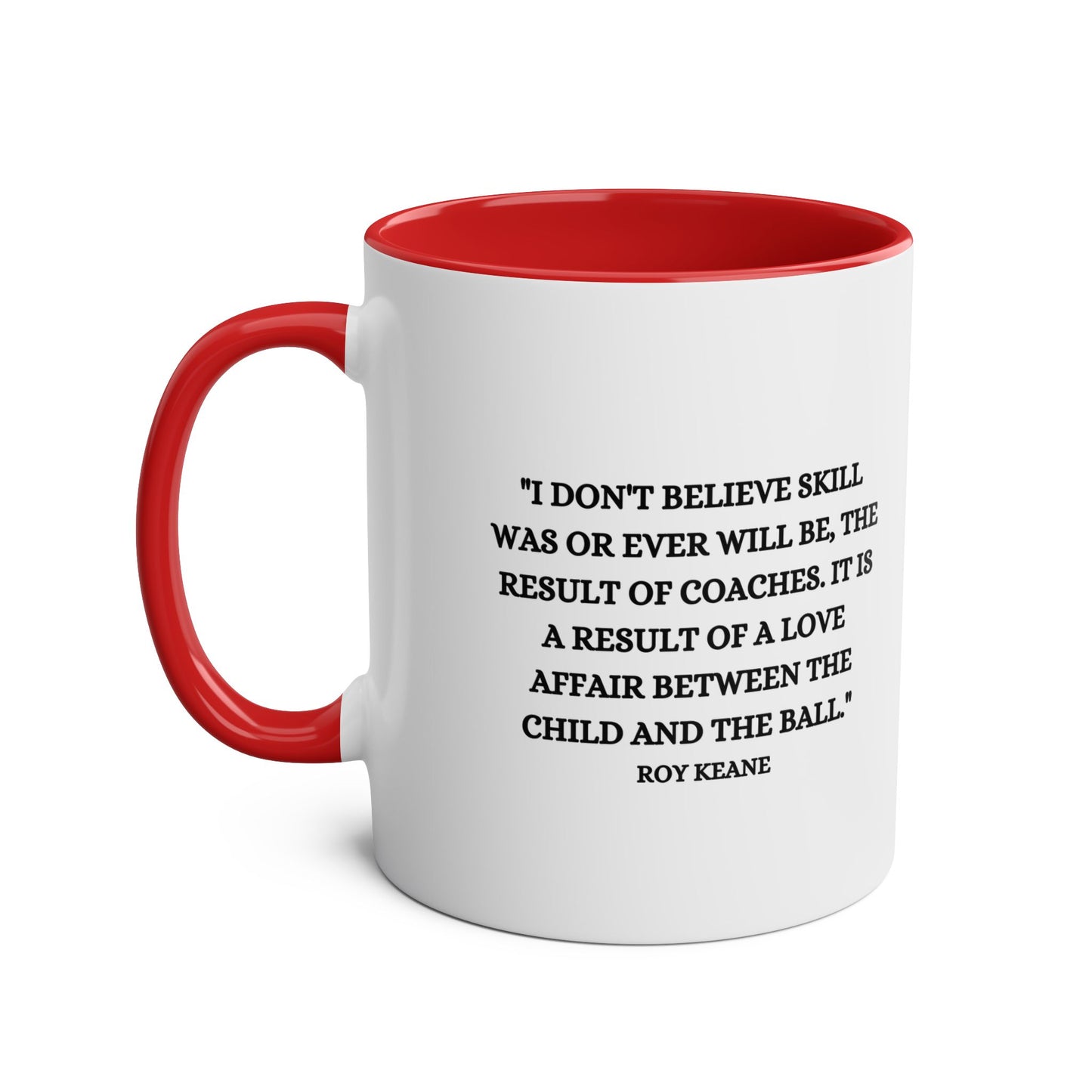 Mug Roy Keane with motivation quote