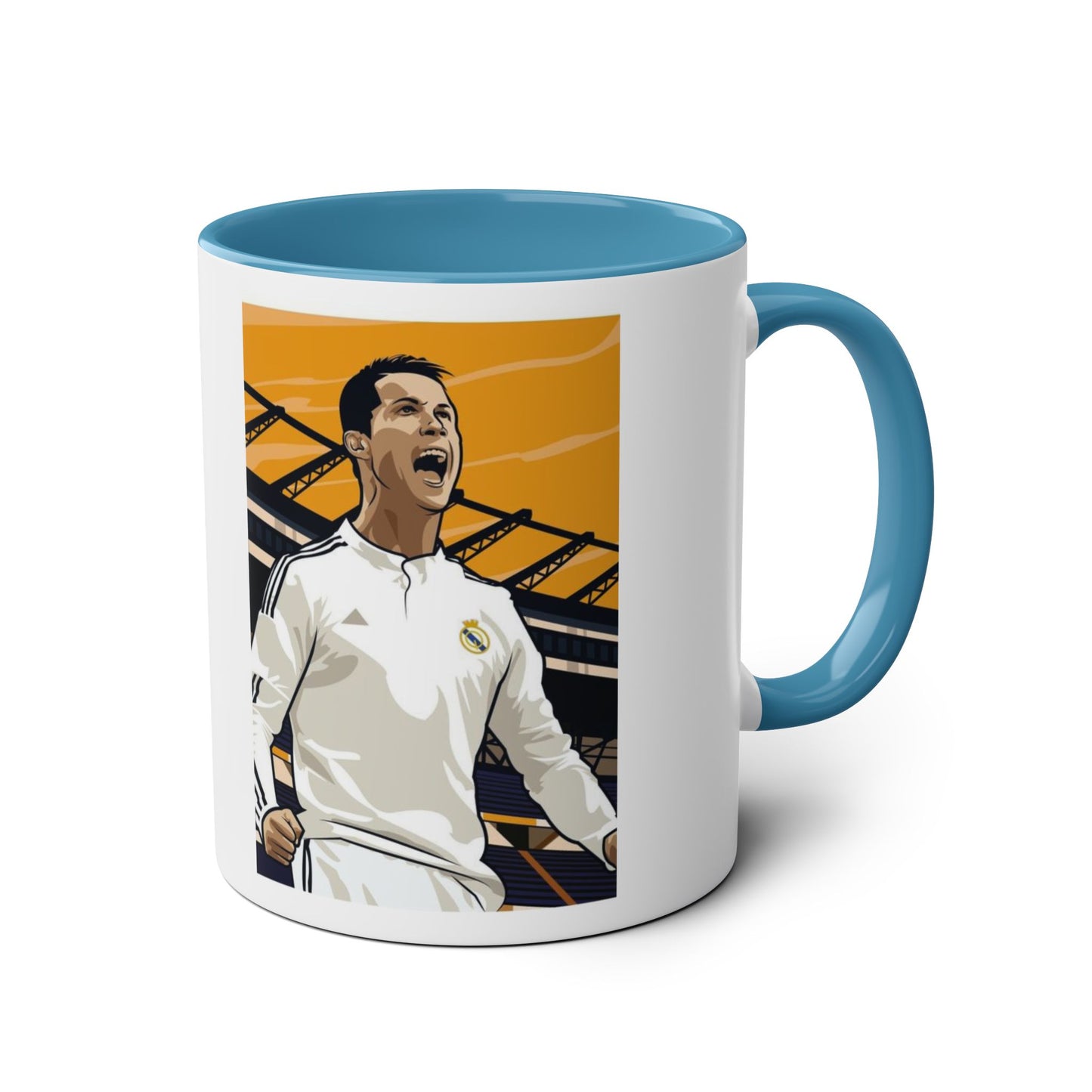 Mug Cristiano Ronaldo with motivation quote