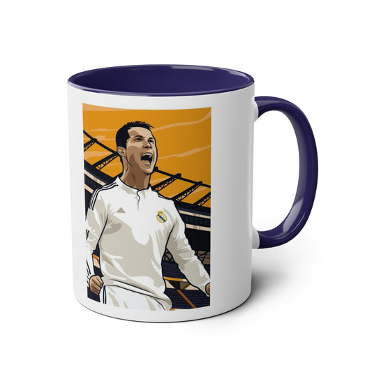 Mug Cristiano Ronaldo with motivation quote