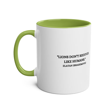 Mug Zlatan with motivation quote