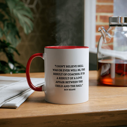 Mug Roy Keane with motivation quote