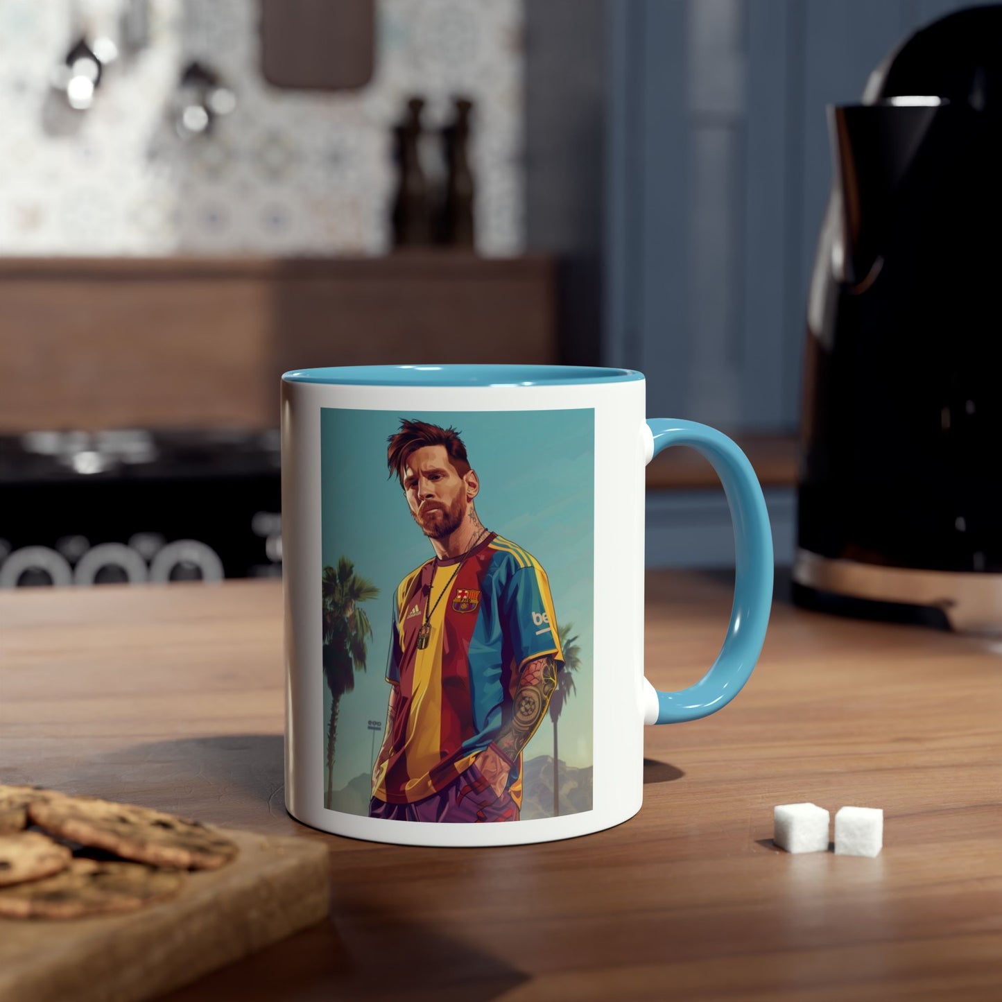 Mug Lionel Messi with motivation quote