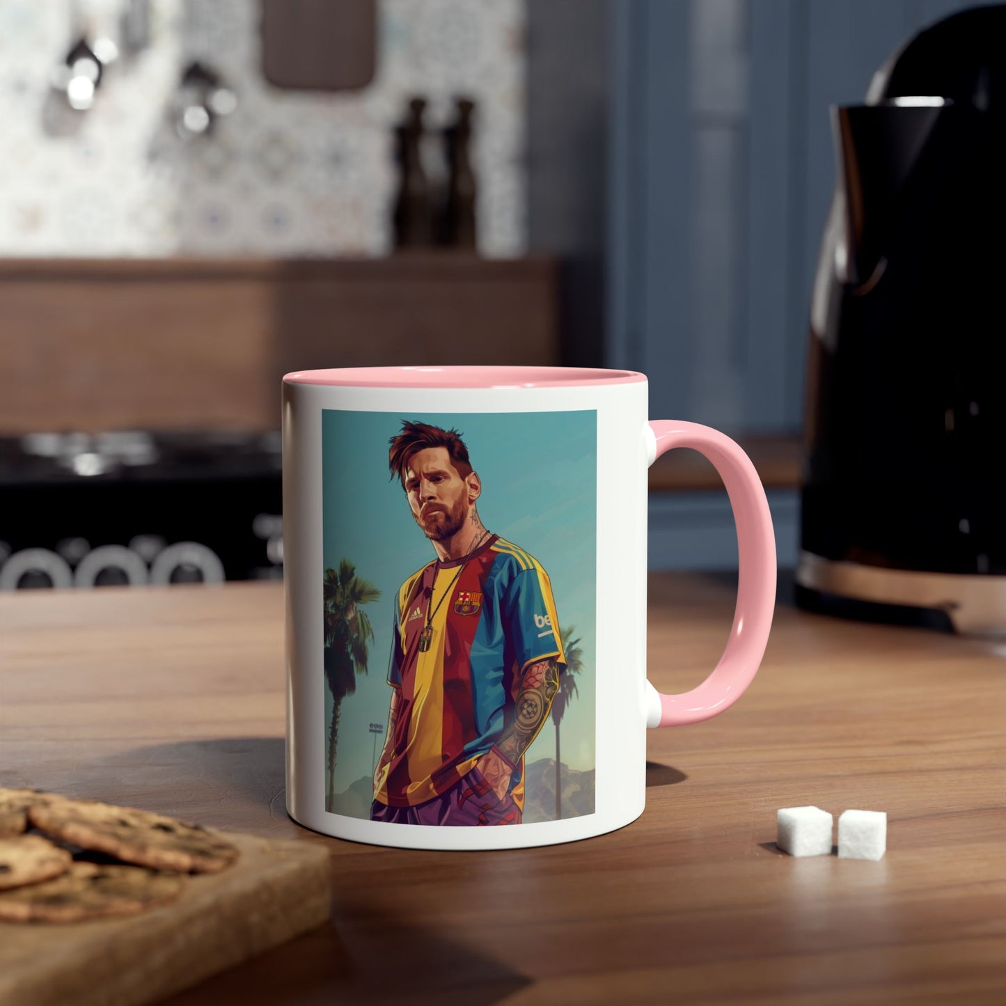 Mug Lionel Messi with motivation quote