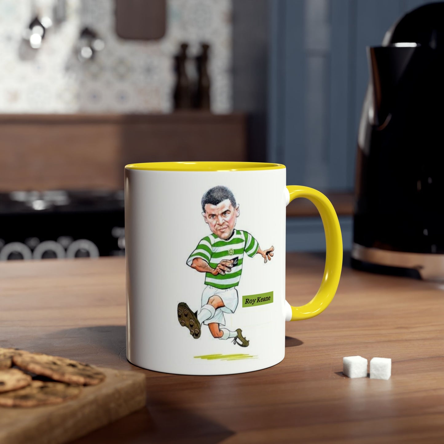 Mug Roy Keane with motivation quote