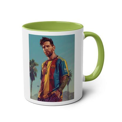 Mug Lionel Messi with motivation quote