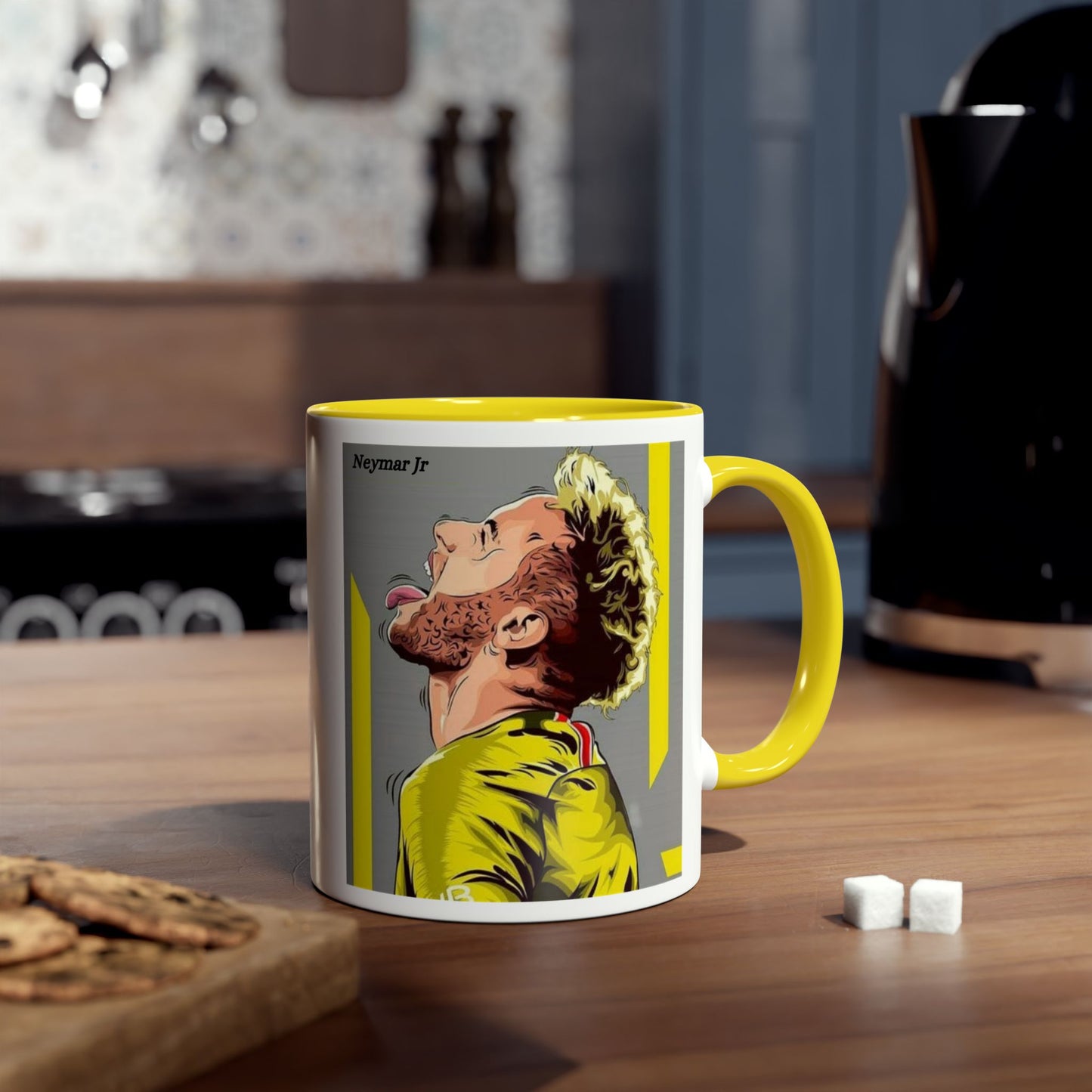 Mug Neymar with motivation quote