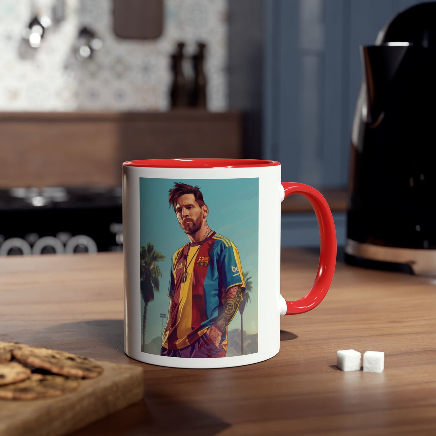 Mug Lionel Messi with motivation quote