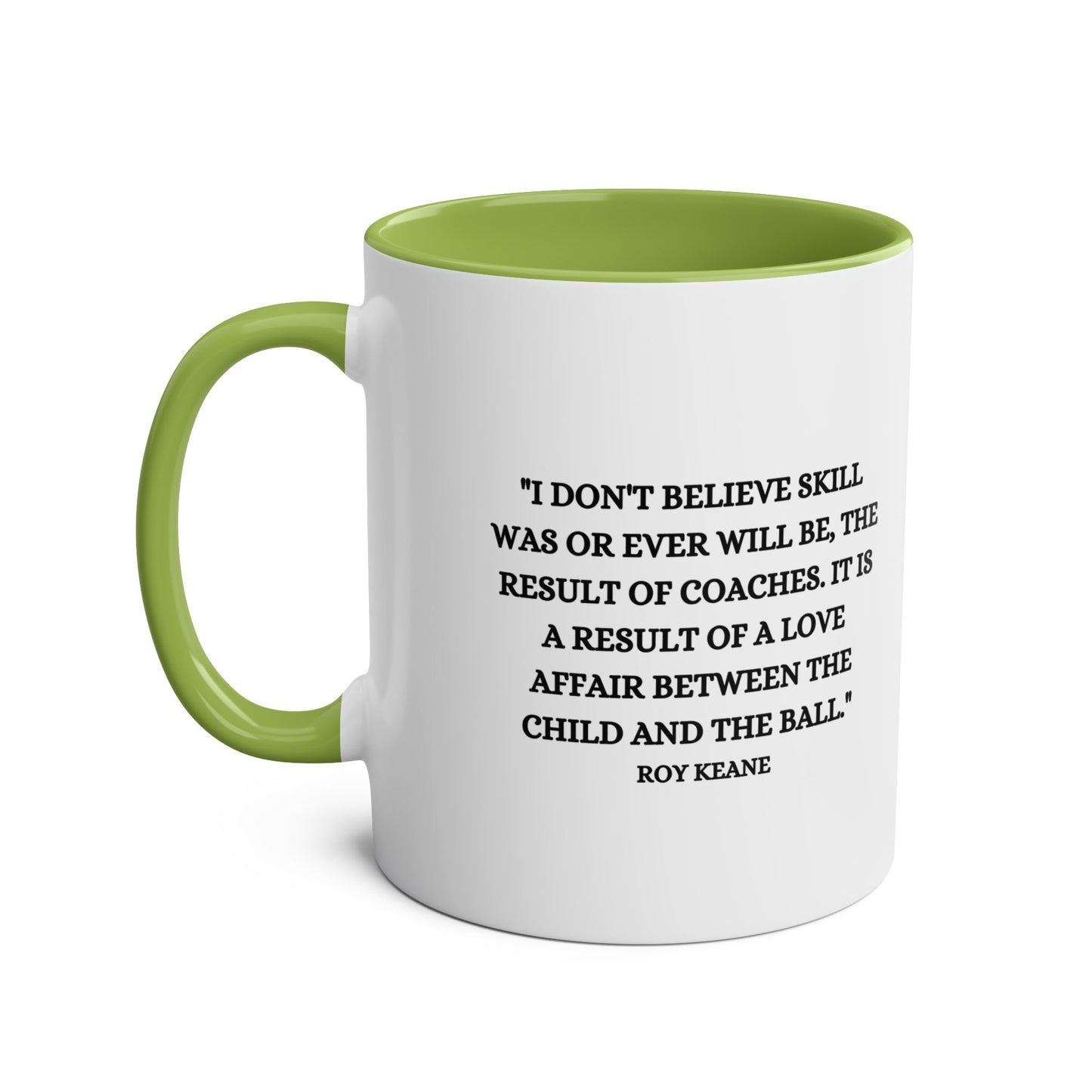 Mug Roy Keane with motivation quote